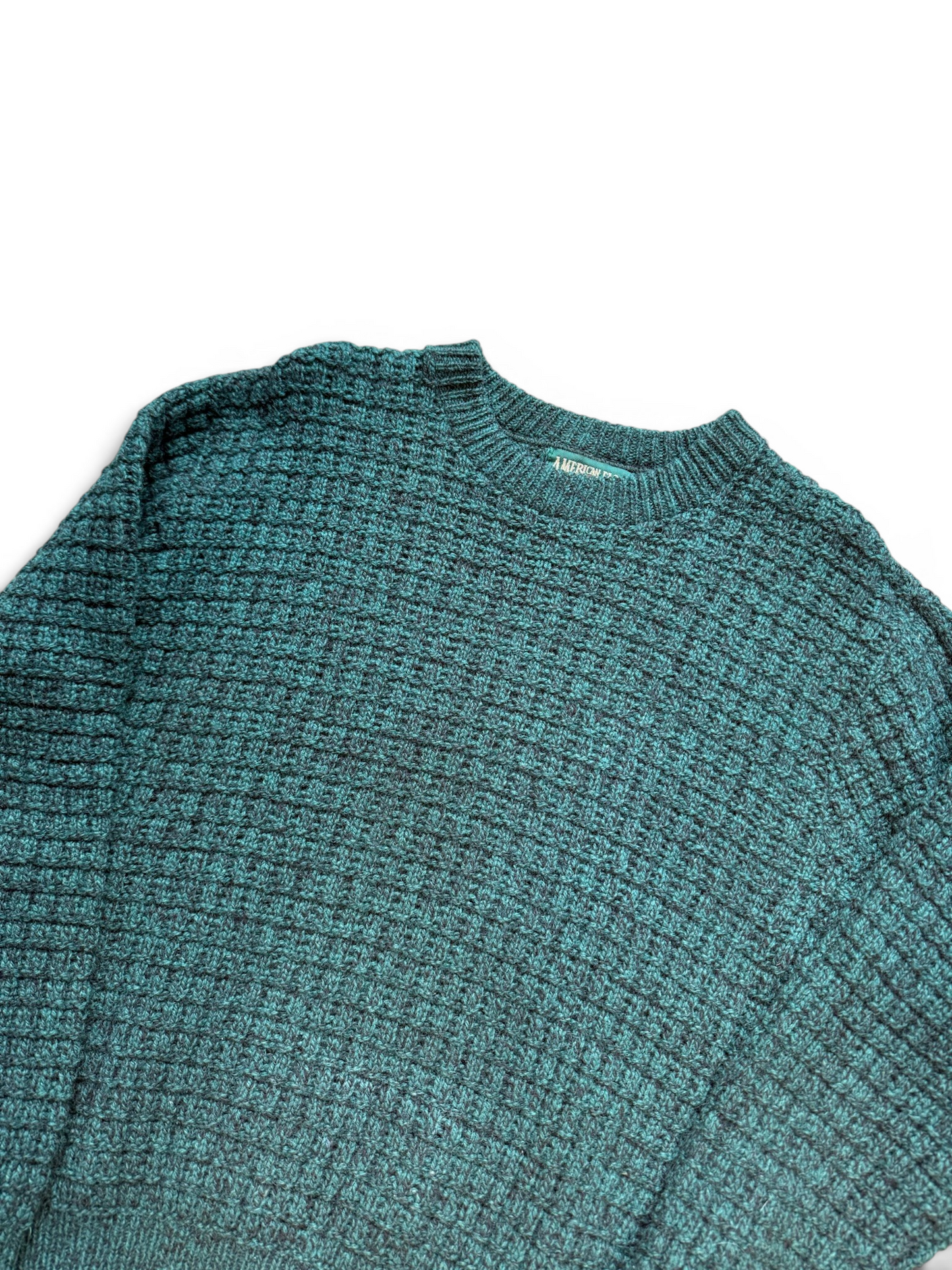 (M) Vintage 90s American Eagle Wool Knit Sweater