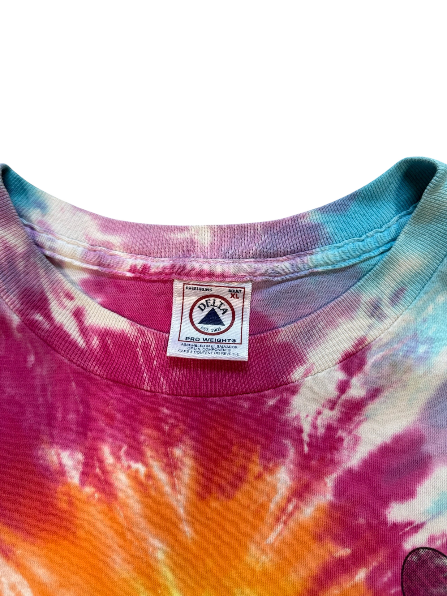 (XL) Vintage Austin Powers Sayings Tie-Dye Tee