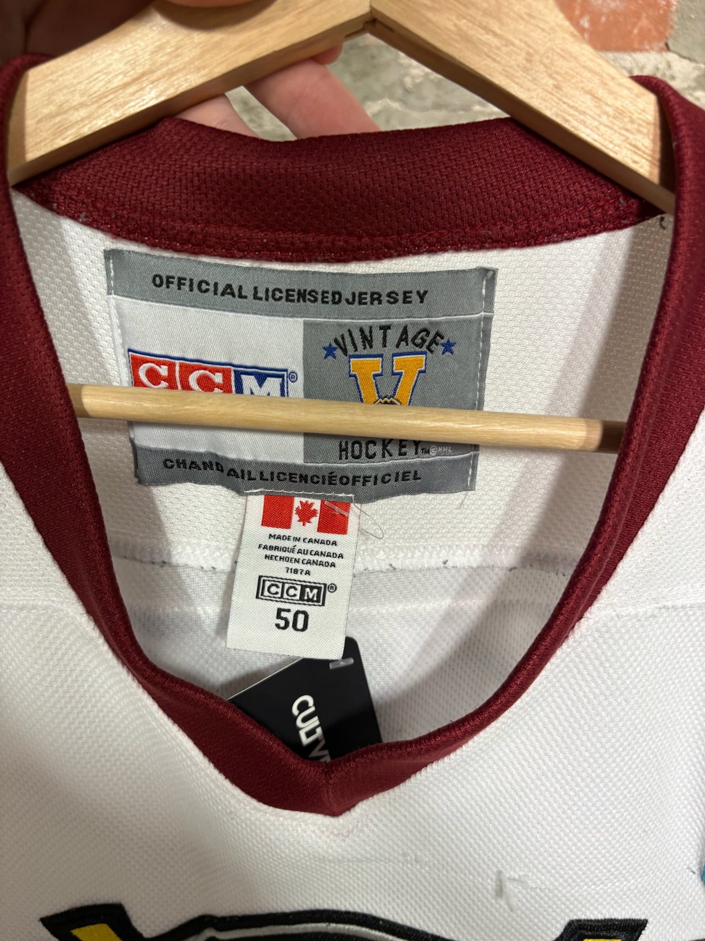 90s Mighty Ducks Conway Hockey Jersey Sz XL