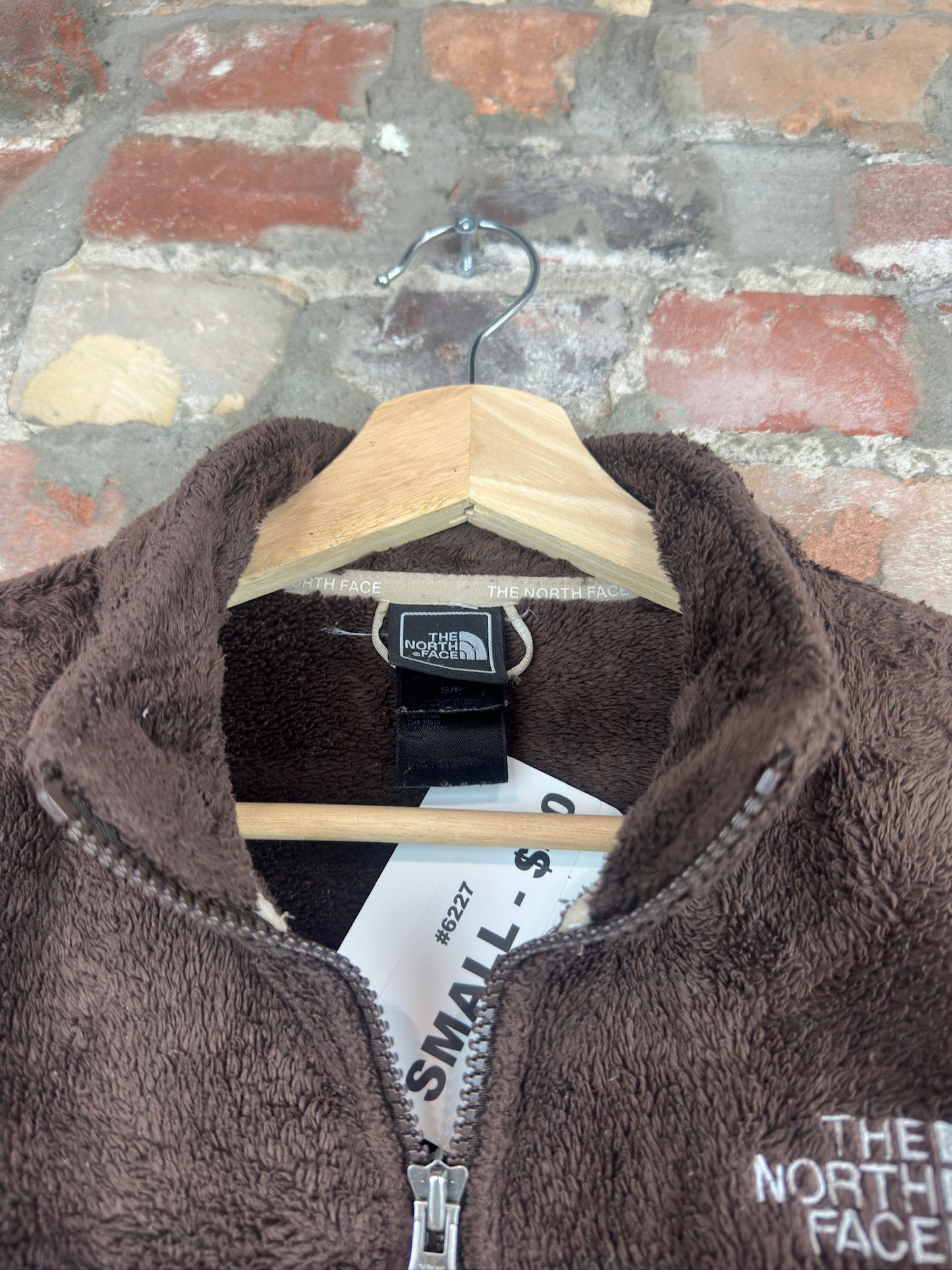 2000s The North Face Brown Fleece Sz S