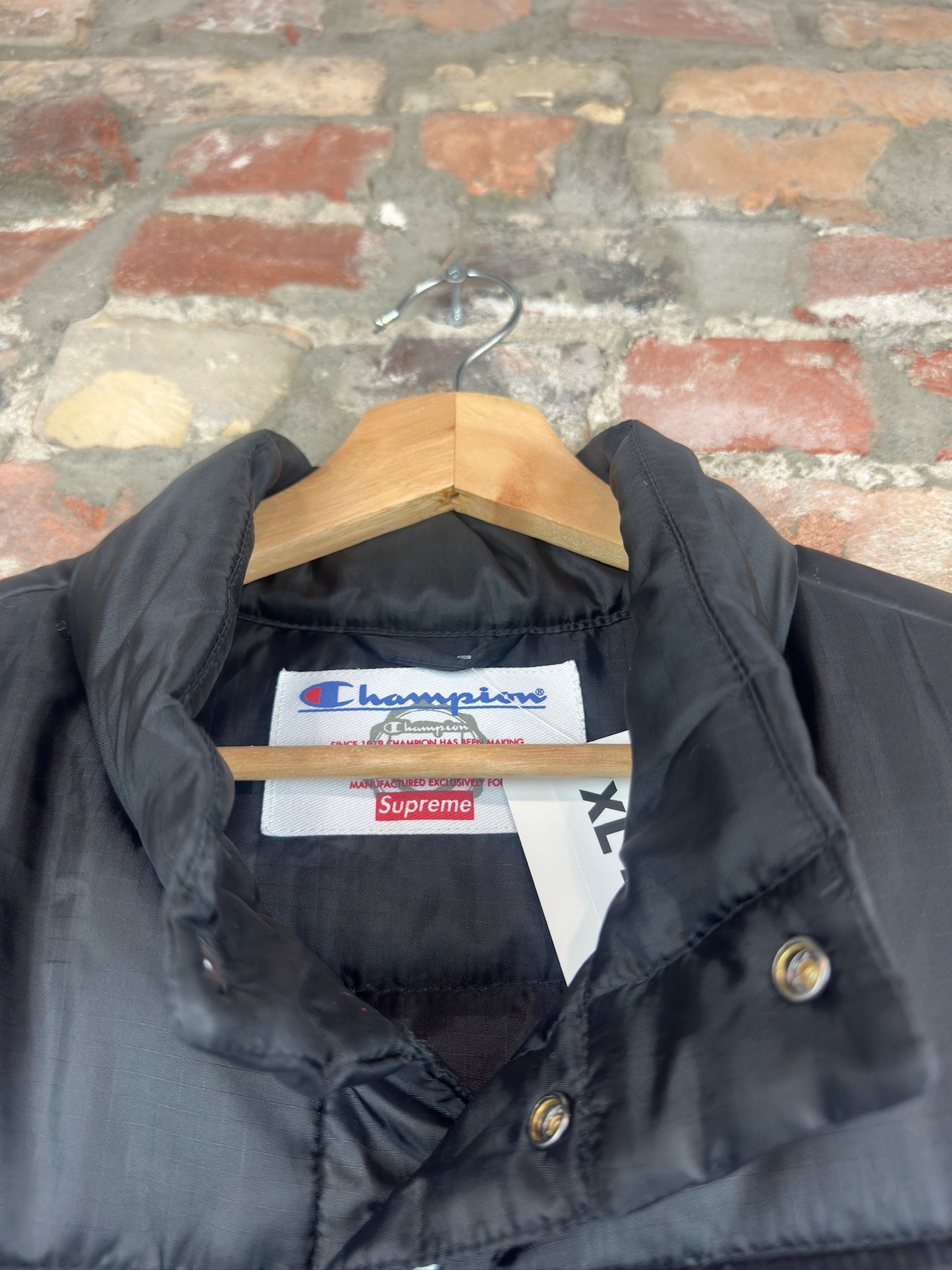 Supreme x Champion Puffer Vest Sz XL