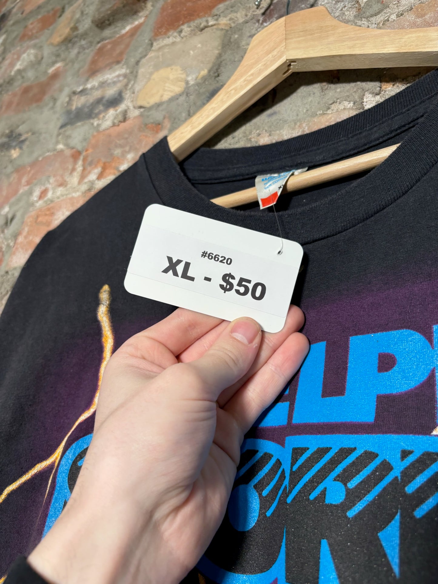 90s Guelph Storm Major Junior Tee Black Sz XL