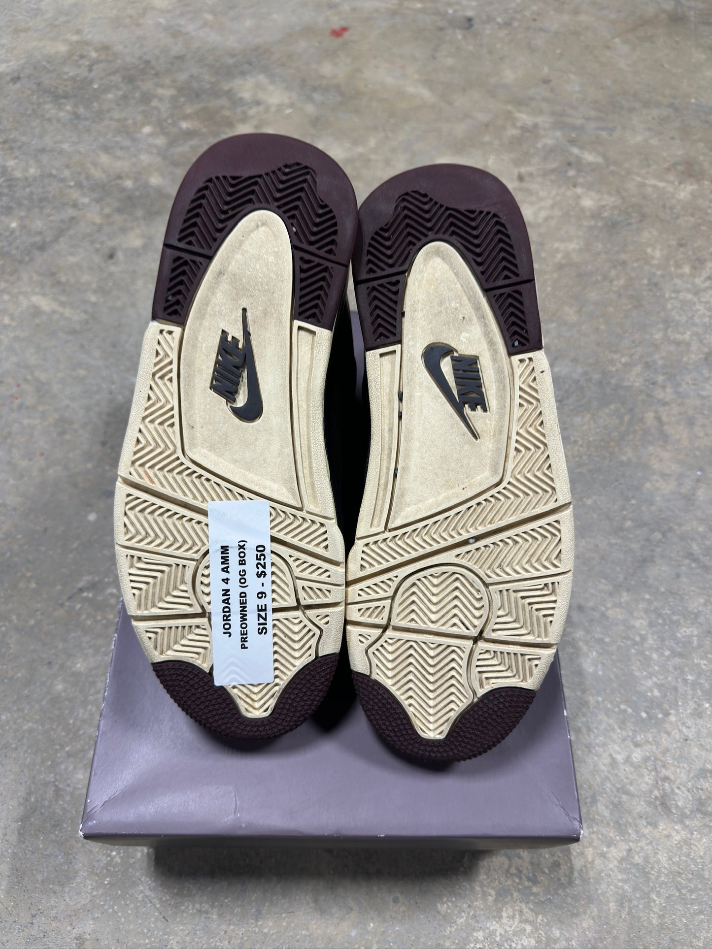 Jordan 4 A Ma Maniere Violet Ore Sz 9