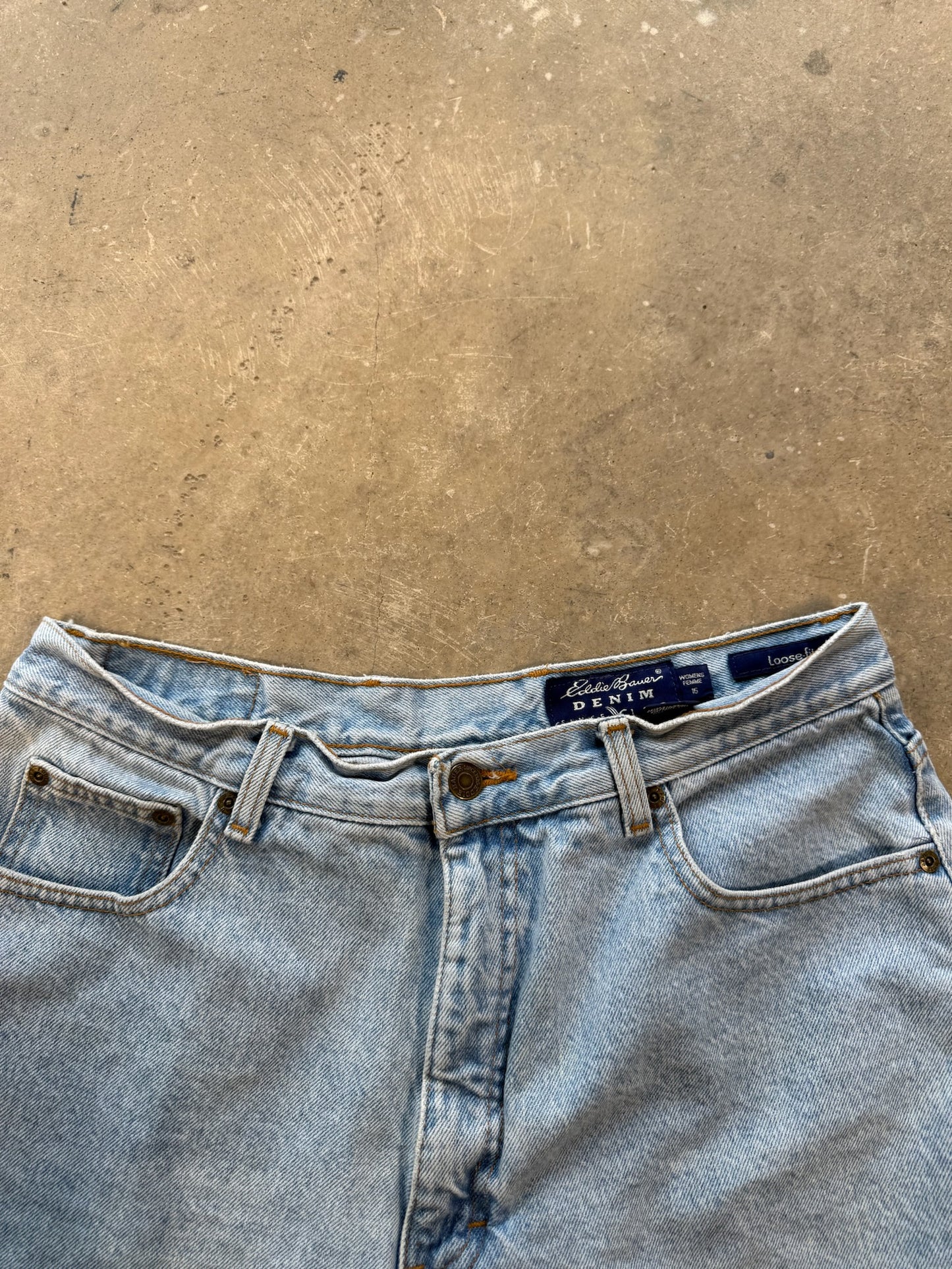 (30W) Eddie Bauer Faded Denim Jorts