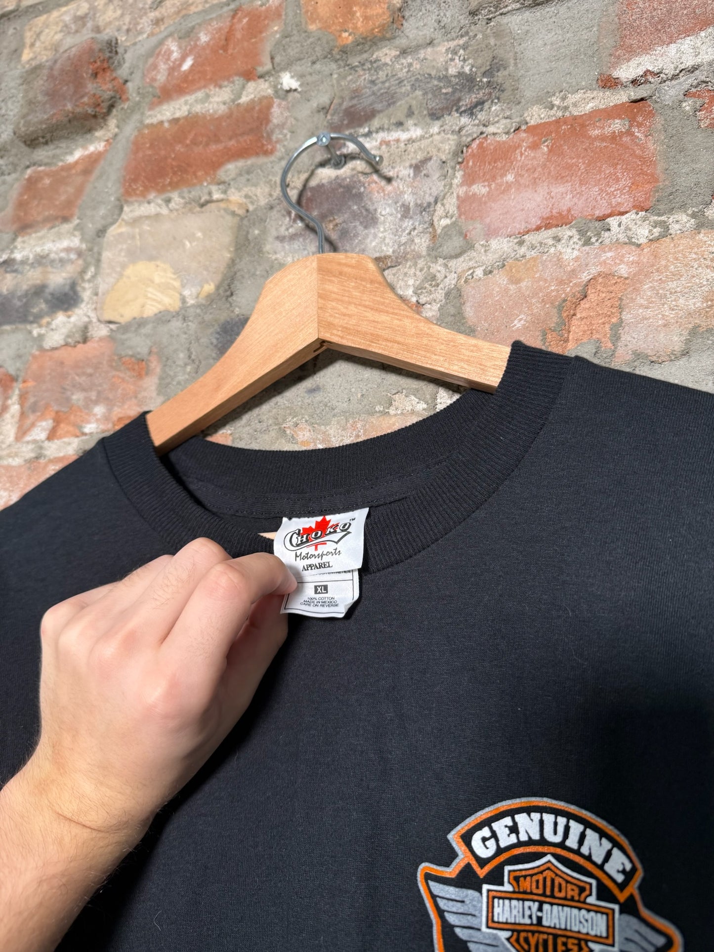 (XL) Vtg Harley Davidson Grease Your Hog T-Shirt