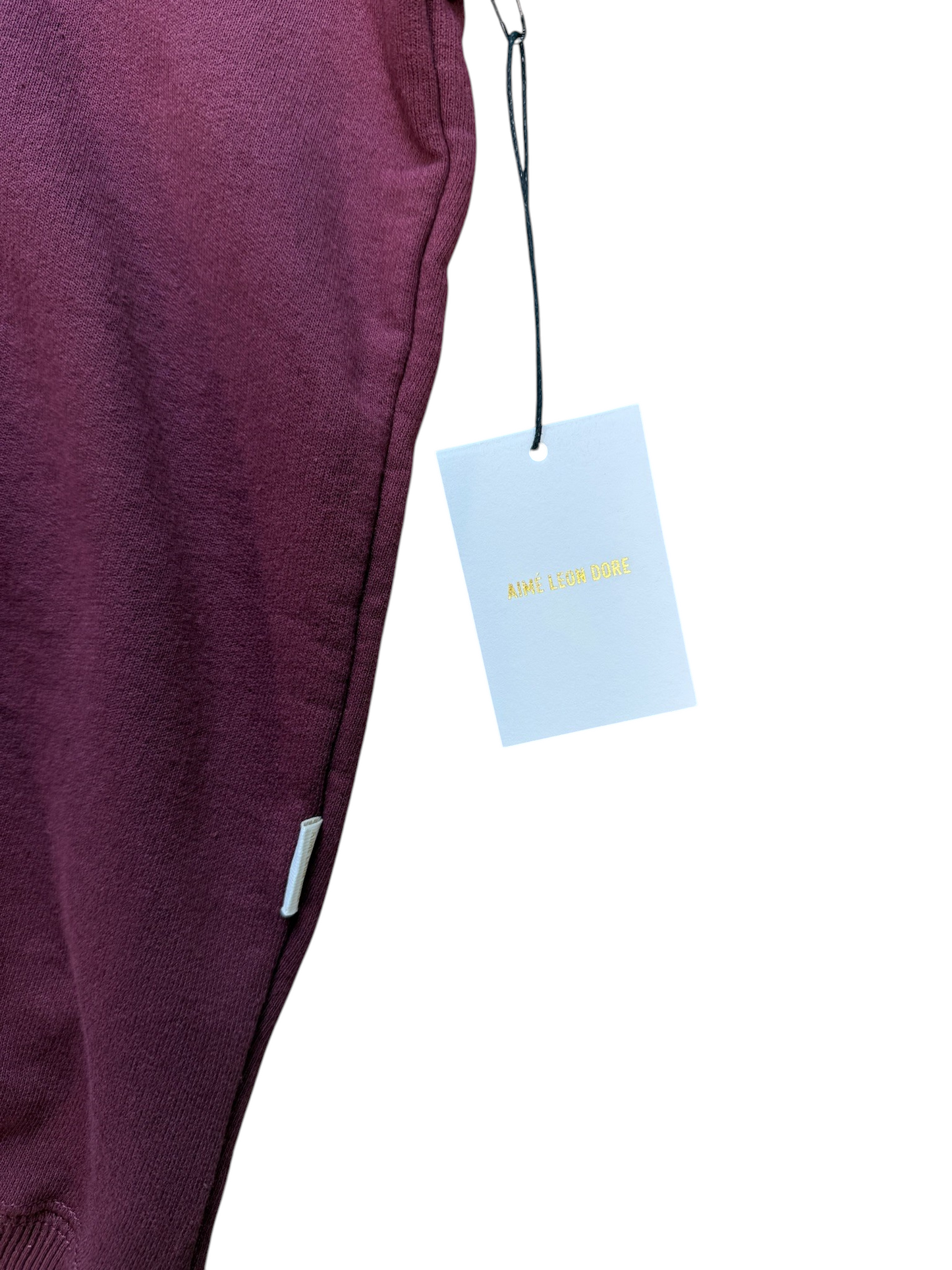 (M) Aime Leon Dore Embroidered Hoodie Burgundy