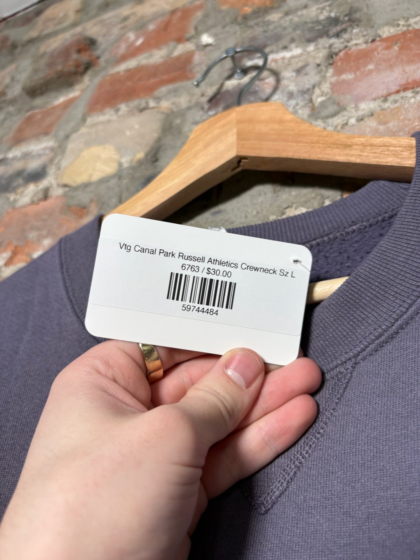 Vtg Canal Park Russell Athletics Crewneck Sz L