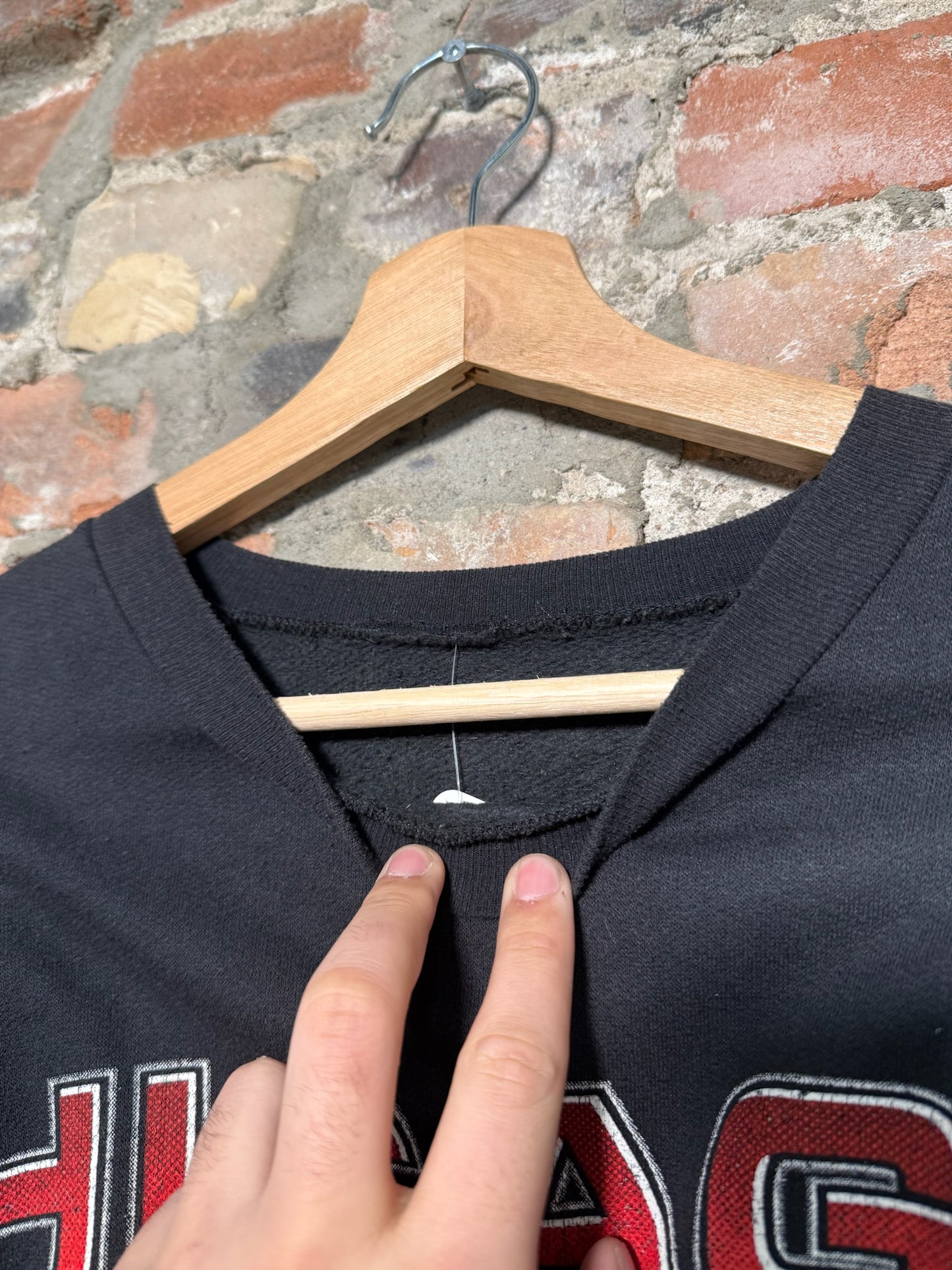 (L) Vtg 90s Chicago Blackhawks Crewneck