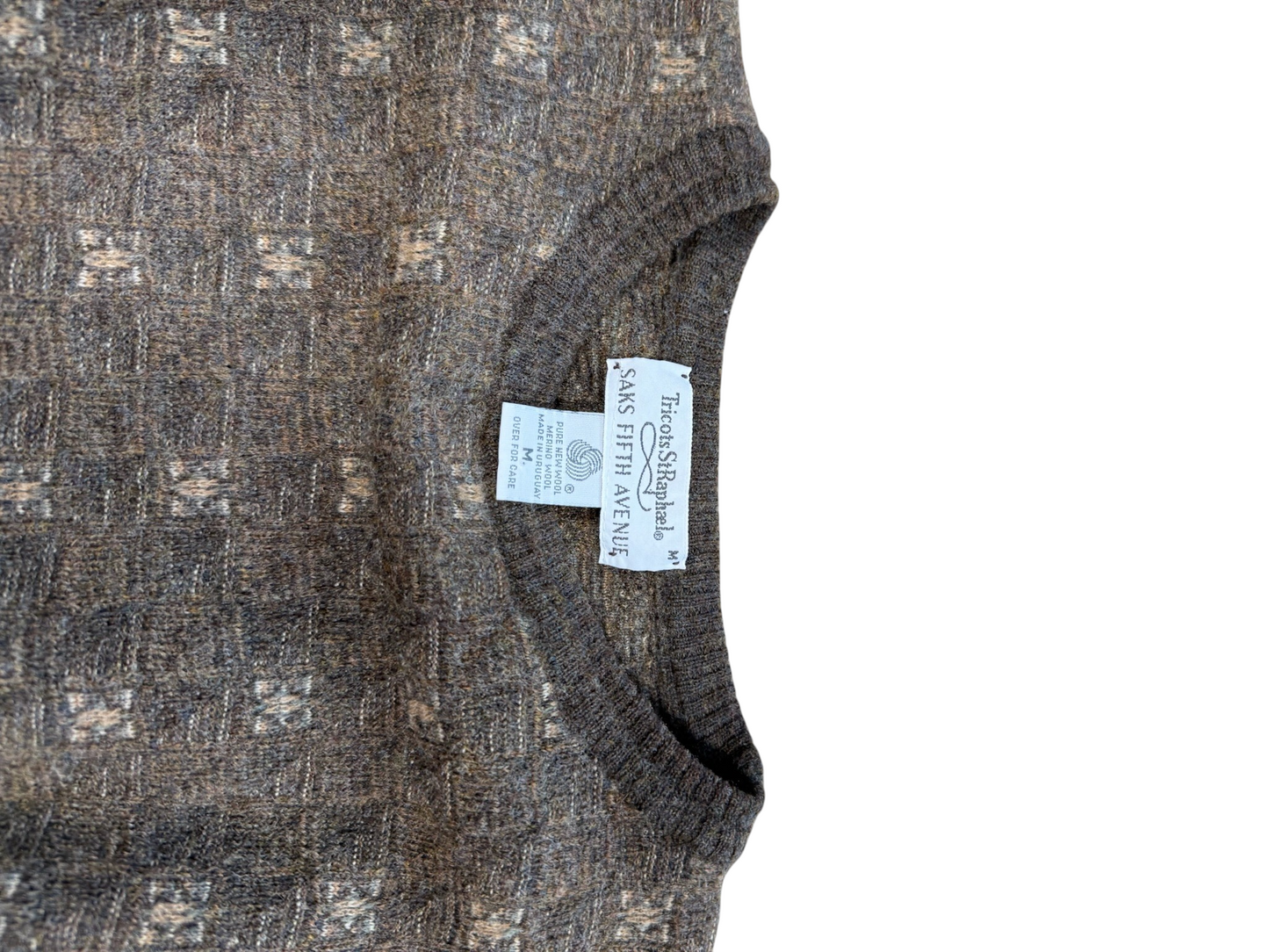 (S) Vintage 90s Saks Fifth Avenue Wool Sweater