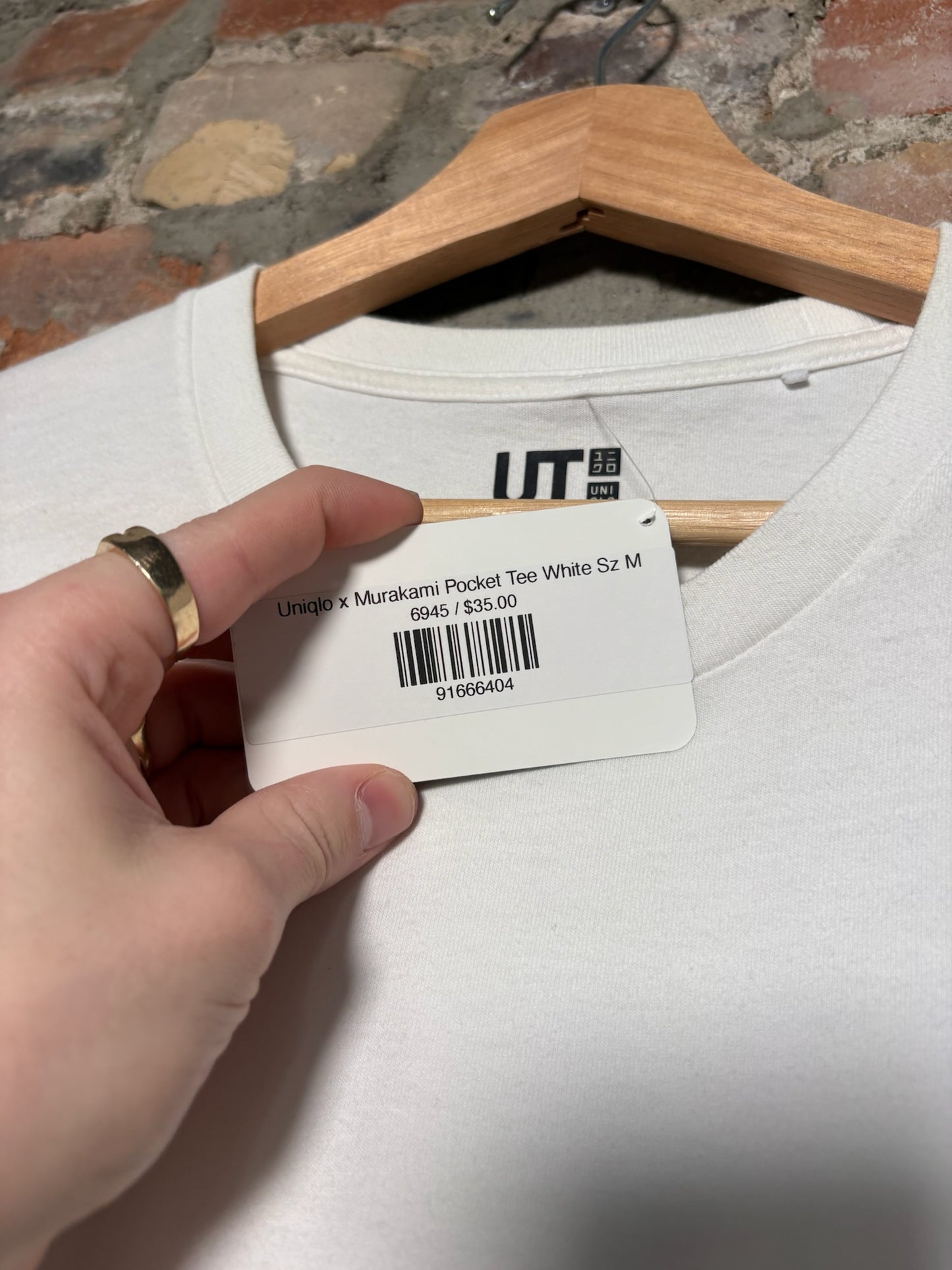 Uniqlo x Murakami Pocket Tee White Sz M