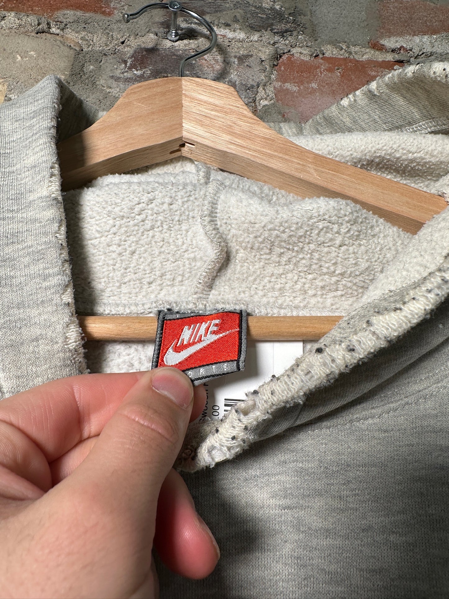 00s Nike Broncos Pocket Swoosh Hoodie Sz L