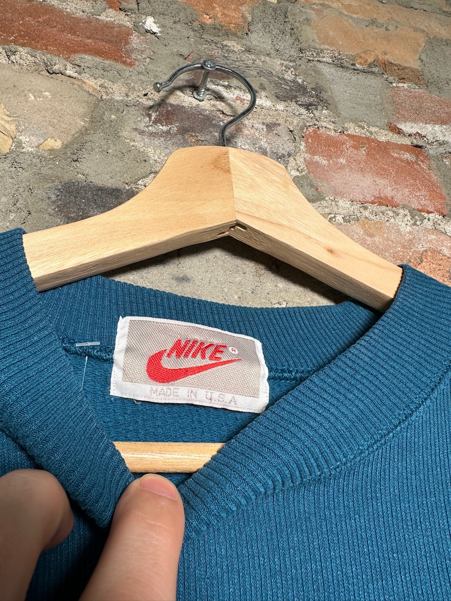 90s Nike Teal Crewneck Sz L