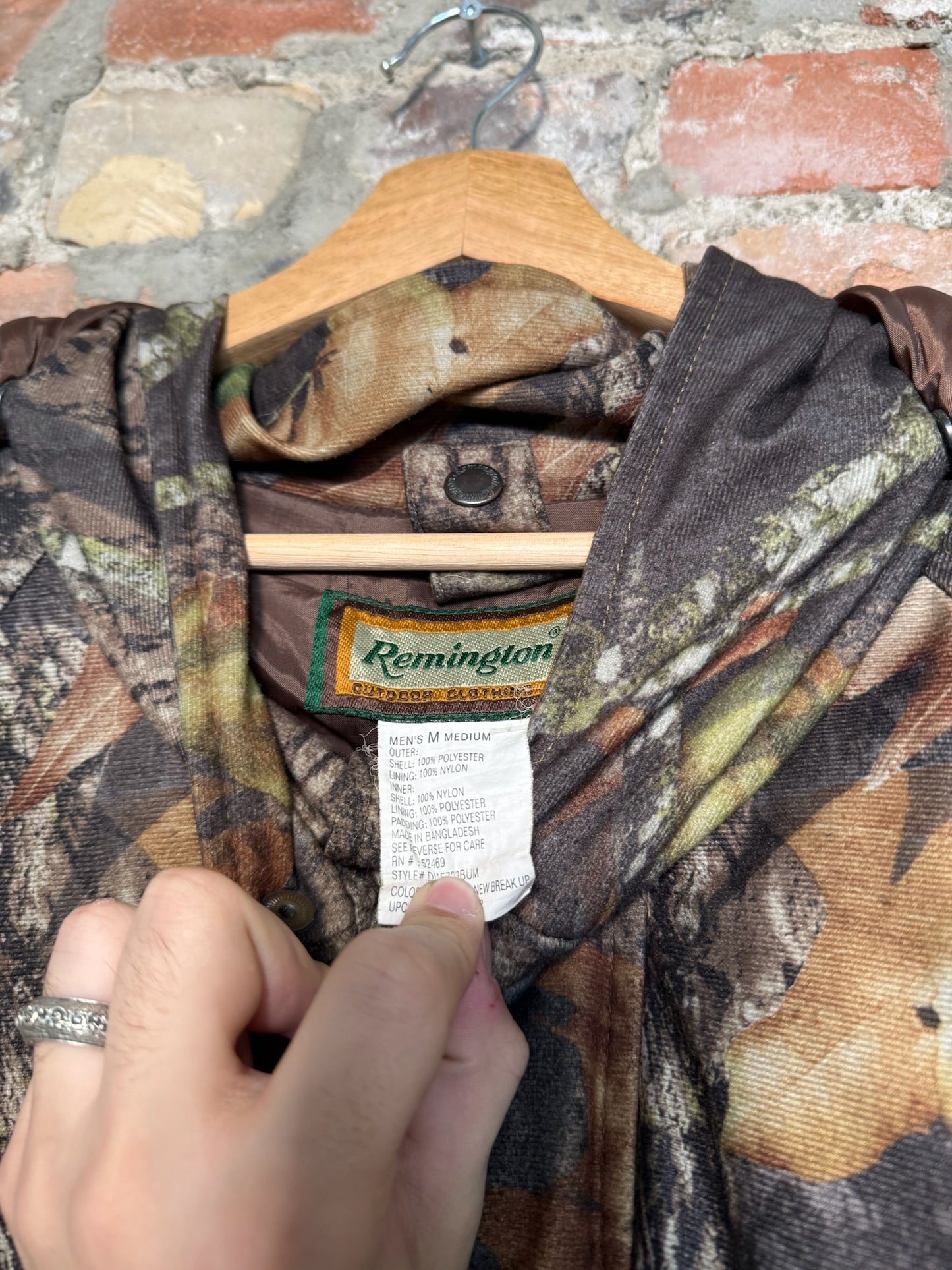 (M) Vtg Remington Camo Hunting Jacket
