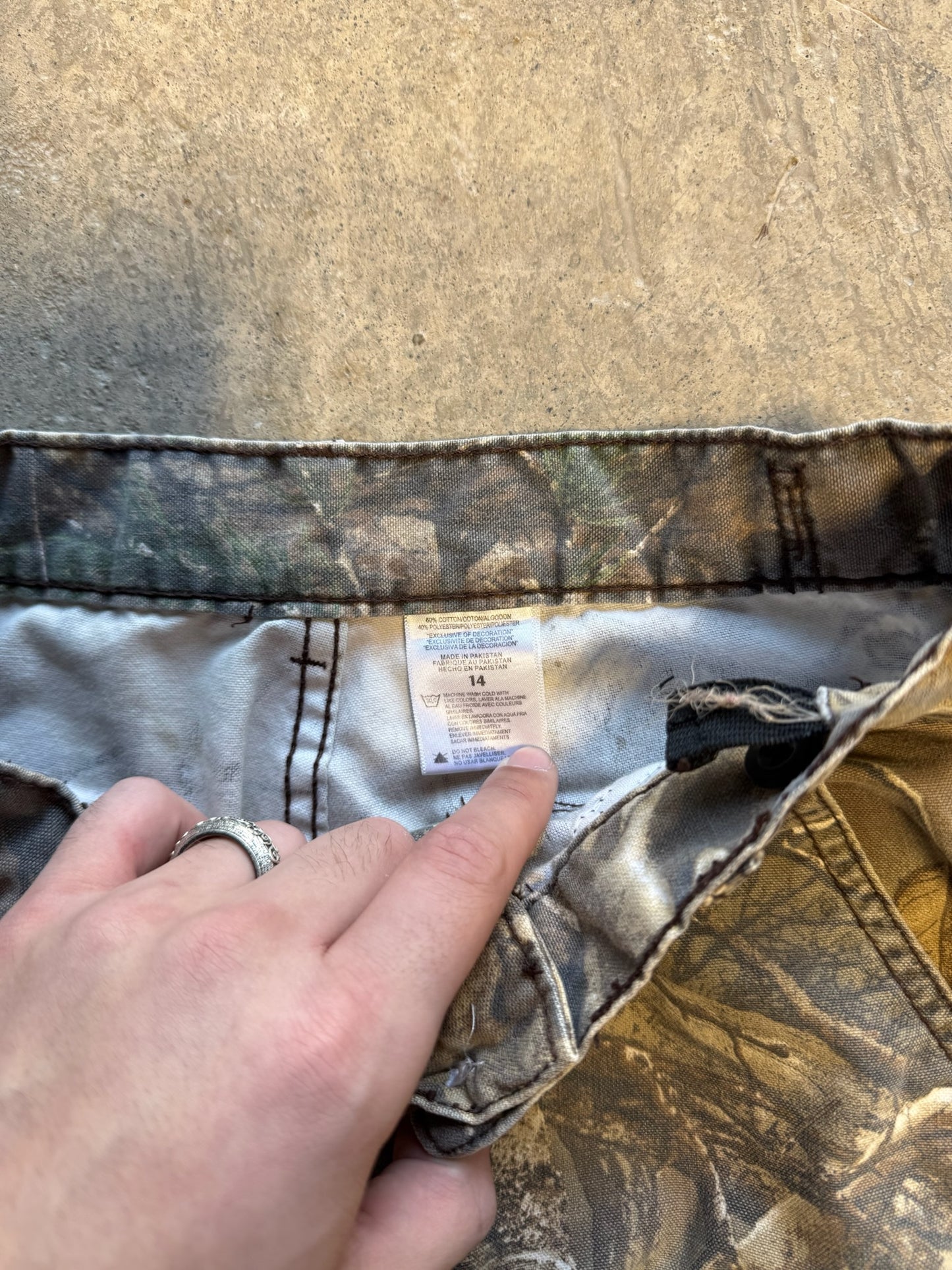 (S) 00s Ranger Camo Cargo Pants