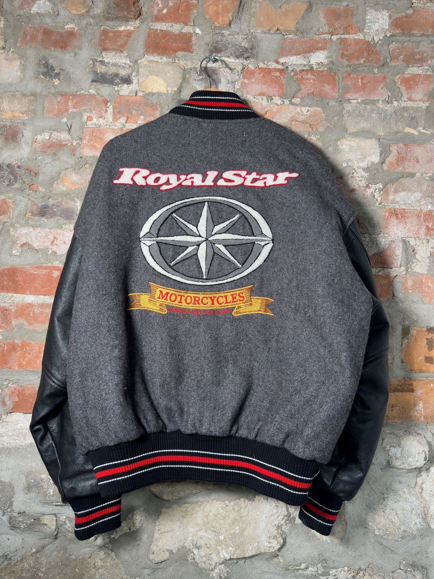 Vtg Royal Star Motorcycles Varsity Jacket Sz XL