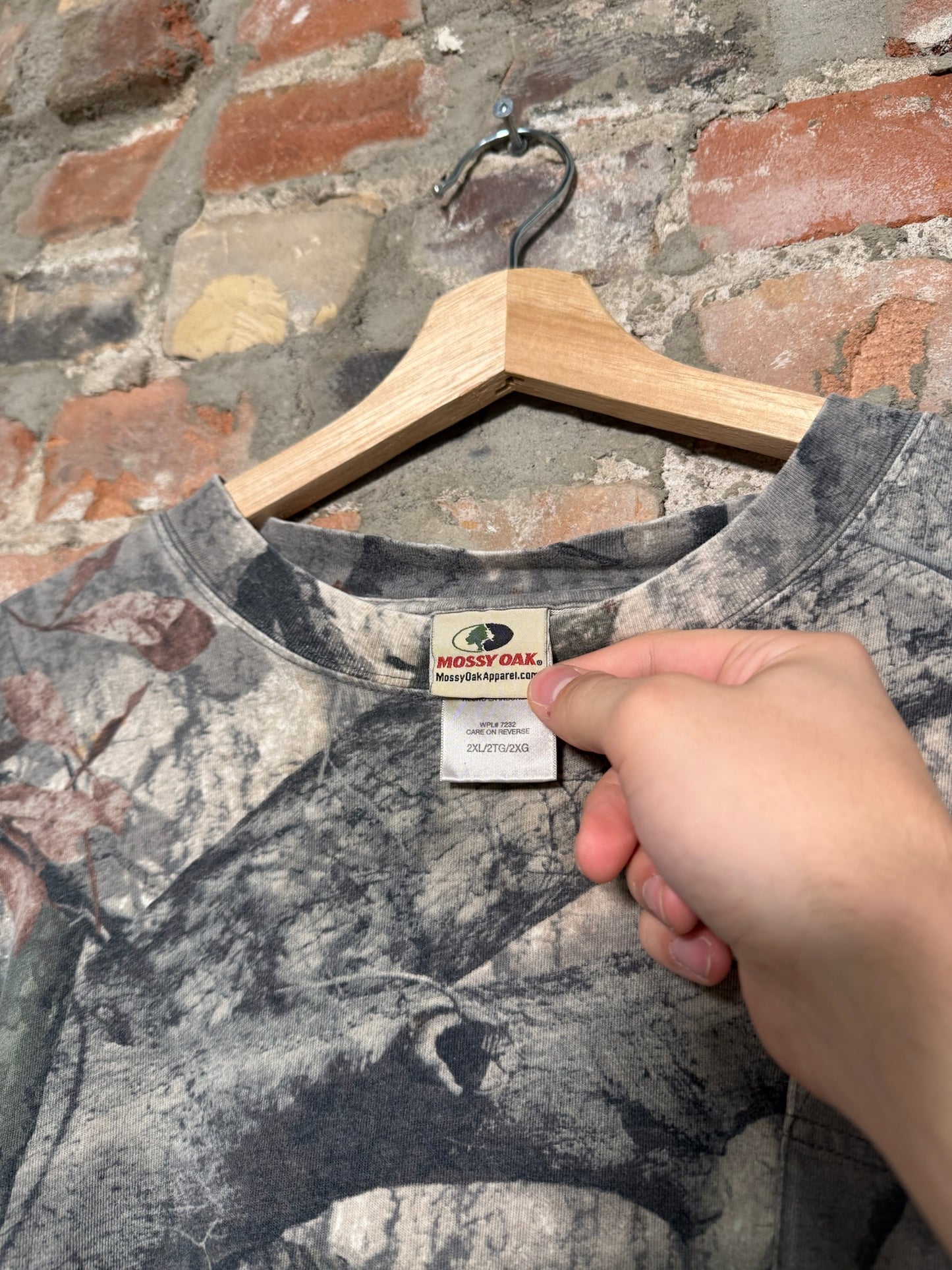 (XXL) 00s Mossy Oak Camo T-Shirt