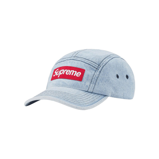 Supreme Embossed Denim Camp Cap