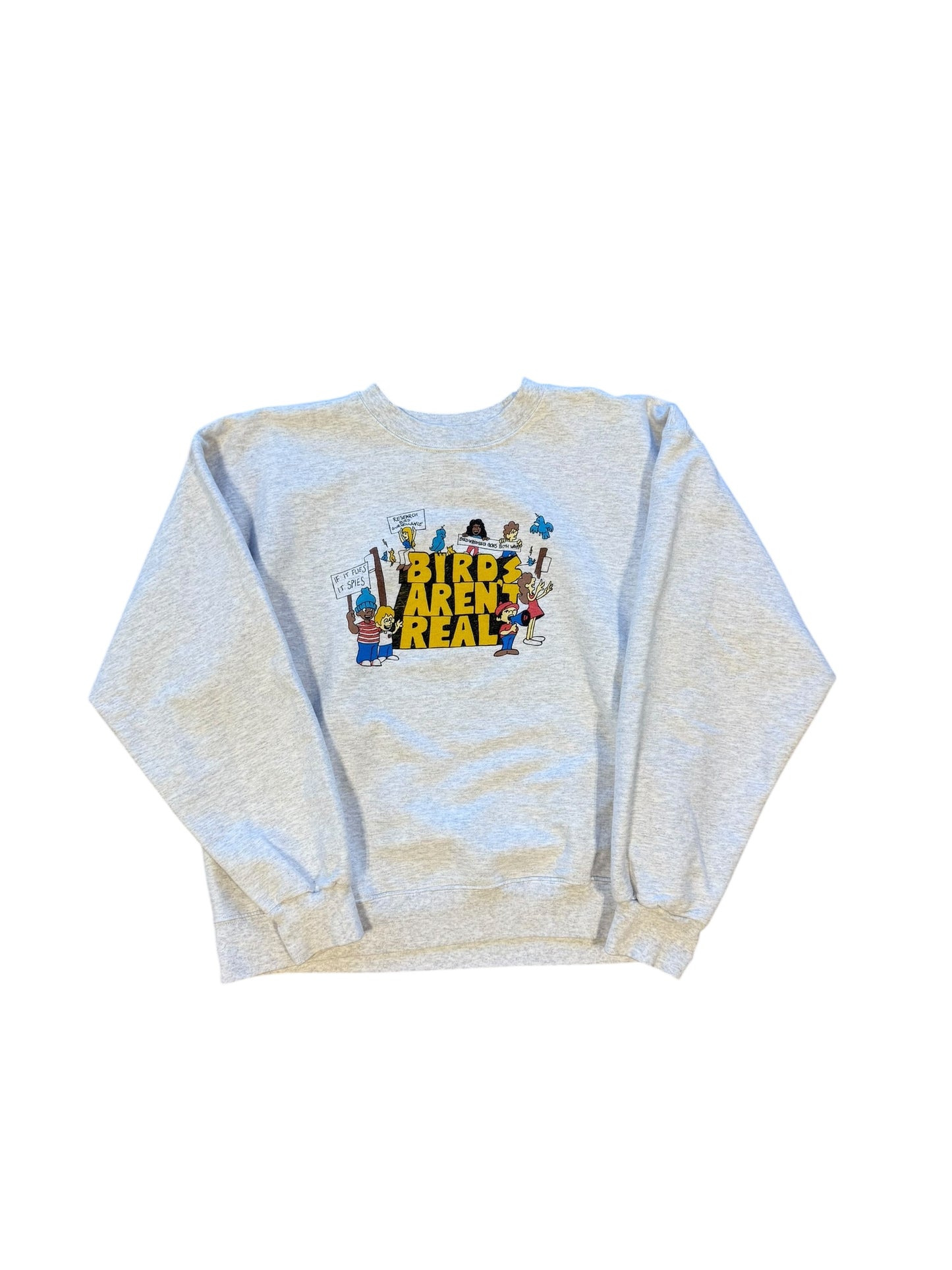 90’s Birds Aren’t Real Crewneck Sz M