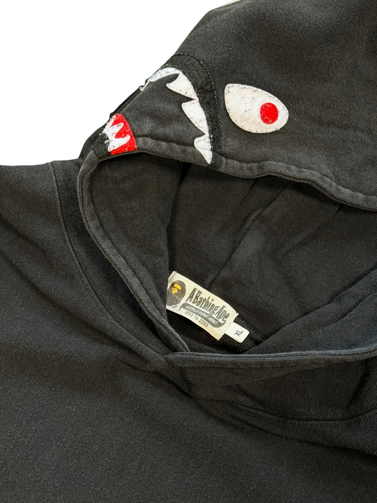 (XL) Bape WGM Shark Hoodie Black