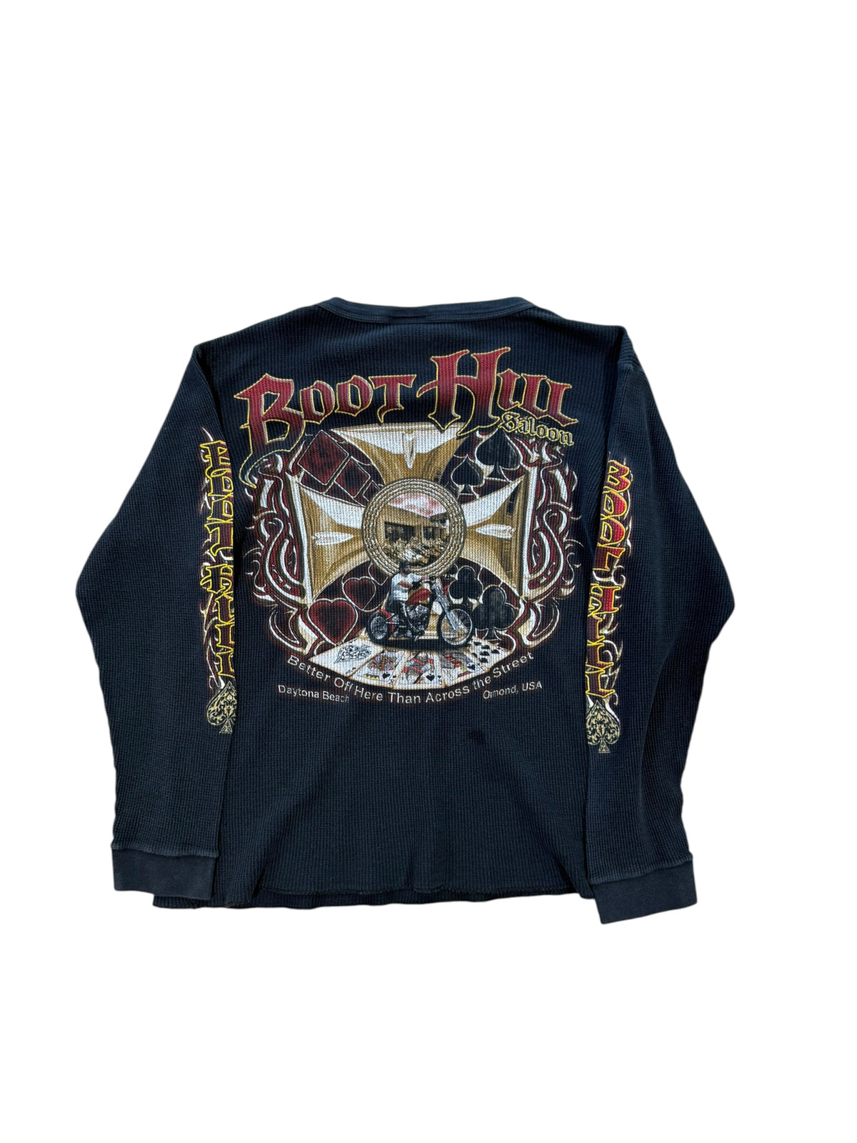 (M) Vintage Boothill Saloon Daytona Beach Thermal Longsleeve