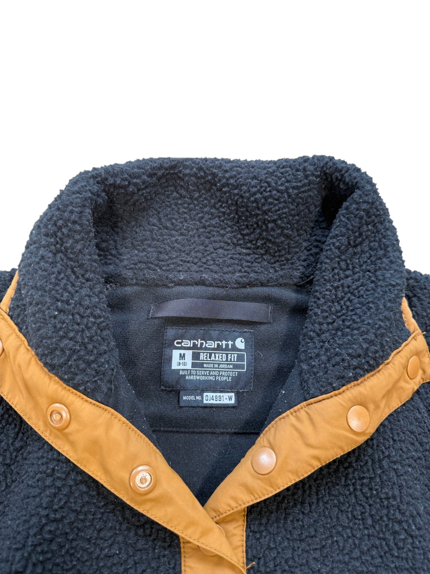 (M) Carhartt Heavy Fleece Quarter Button