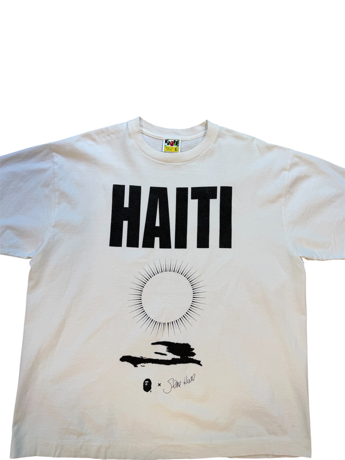 (XL) 2010 Bape x Gene Krell Haiti Charity Tee