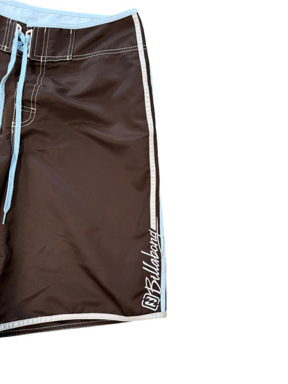 (32) Vintage Brown Billabong Board Shorts