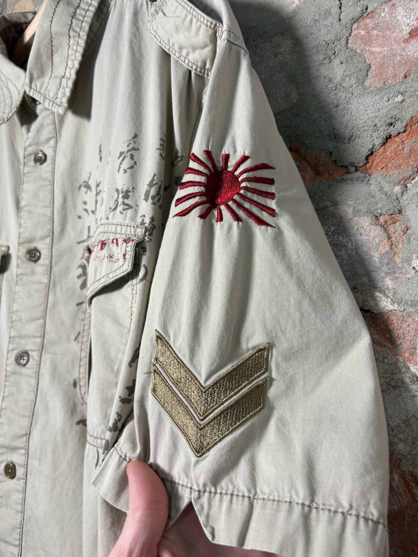 2000s Mecca Button Up Shirt Sz XL