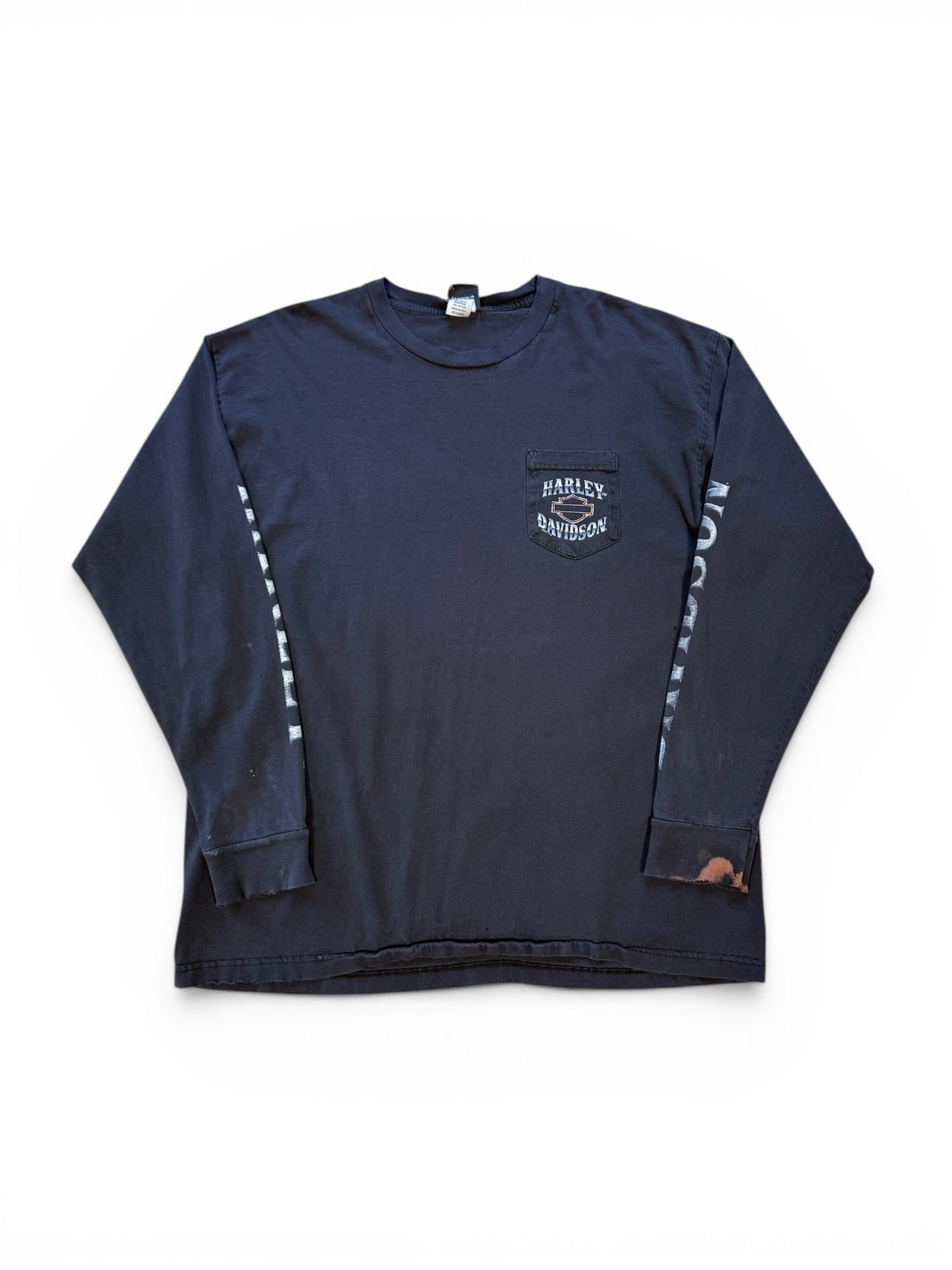 (XXL) 2009 Harley Davidson New Castle Long Sleeve