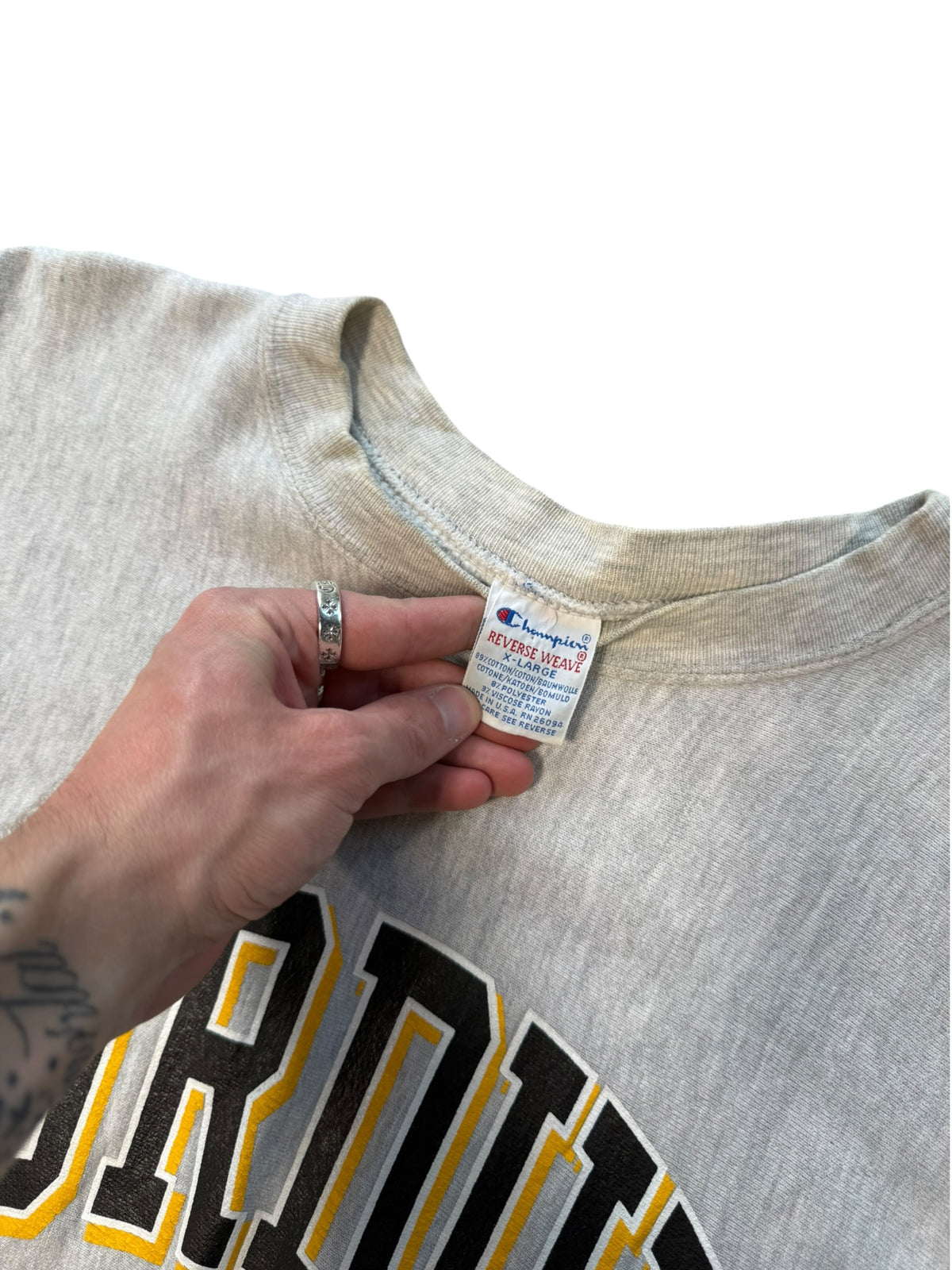 (XL) 90’s Champion Reverse Weave Purdue Crewneck