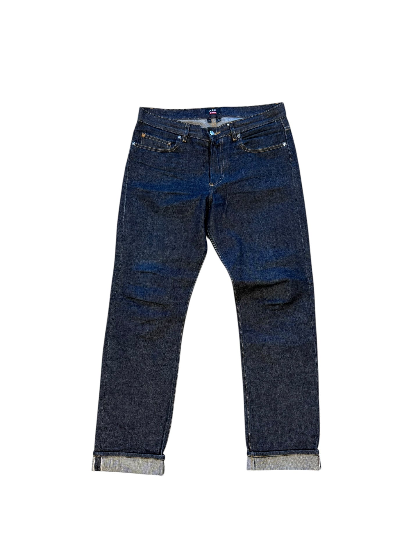 2009 Supreme A.P.C. Fuck Em Salvage Denim Sz 31 Waist