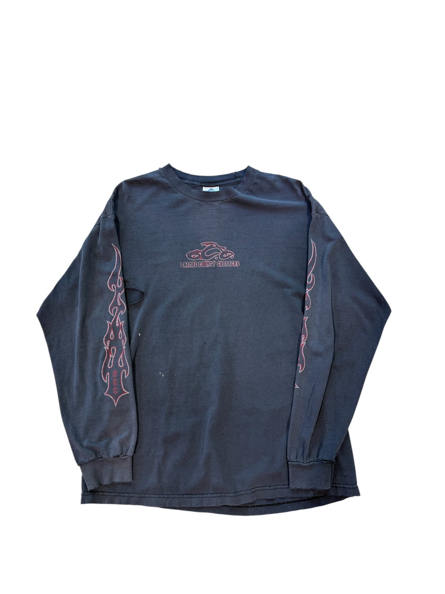 (XL) Orange County Choppers Trashed Longsleeve Shirt