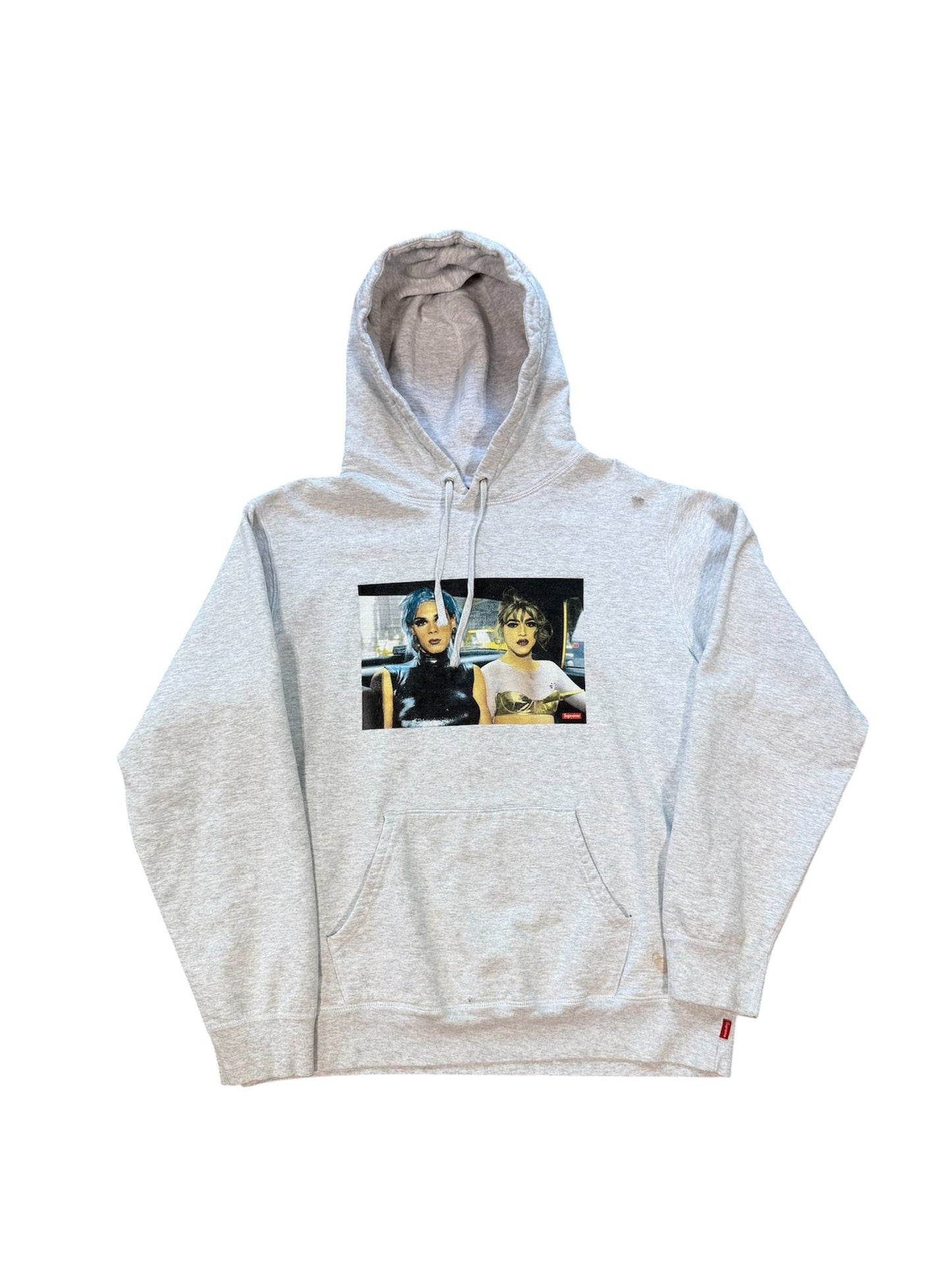 (L) Supreme Nan Goldin Misty & Jimmy Paulette Hoodie Grey