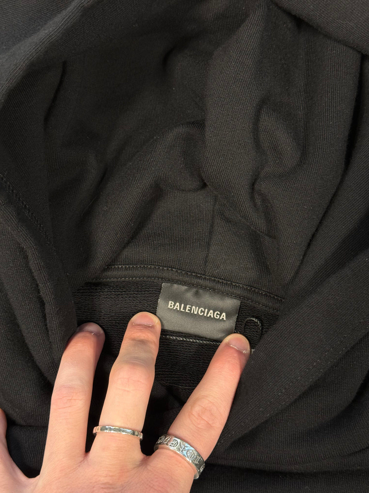 (XXL) Balenciaga “S” Scribble Logo Hoodie