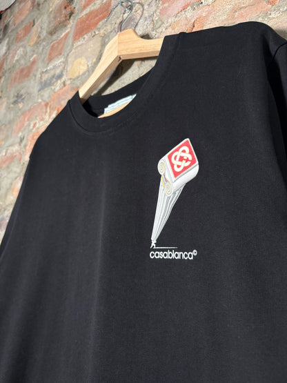 Casablanca Leaning Column Tee Sz M