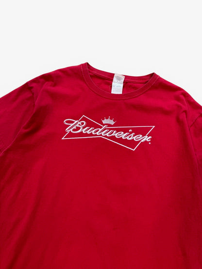 (L) 2000s Budweiser Beer Promo Tee