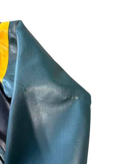 (S) Vintage Green Bay Packers NFL Leather Jacket