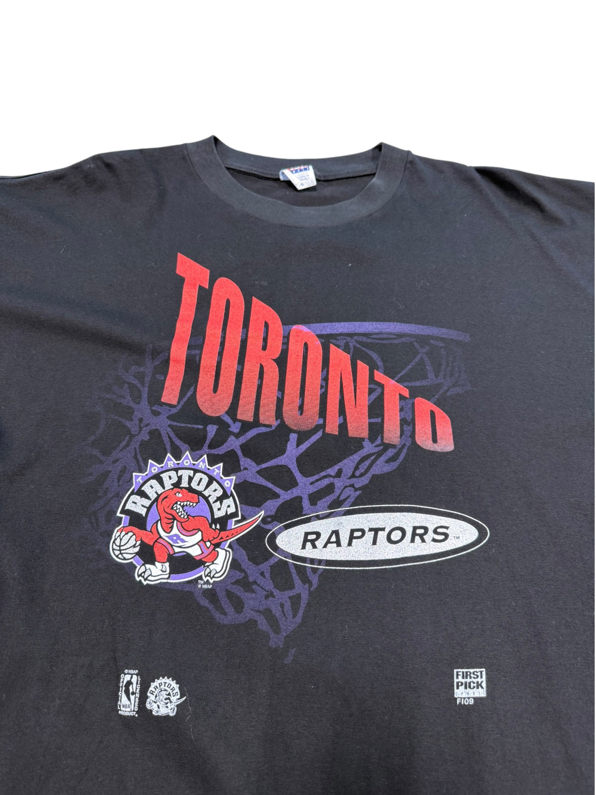 (XL) 90’s Toronto Raptors Basketball Tee