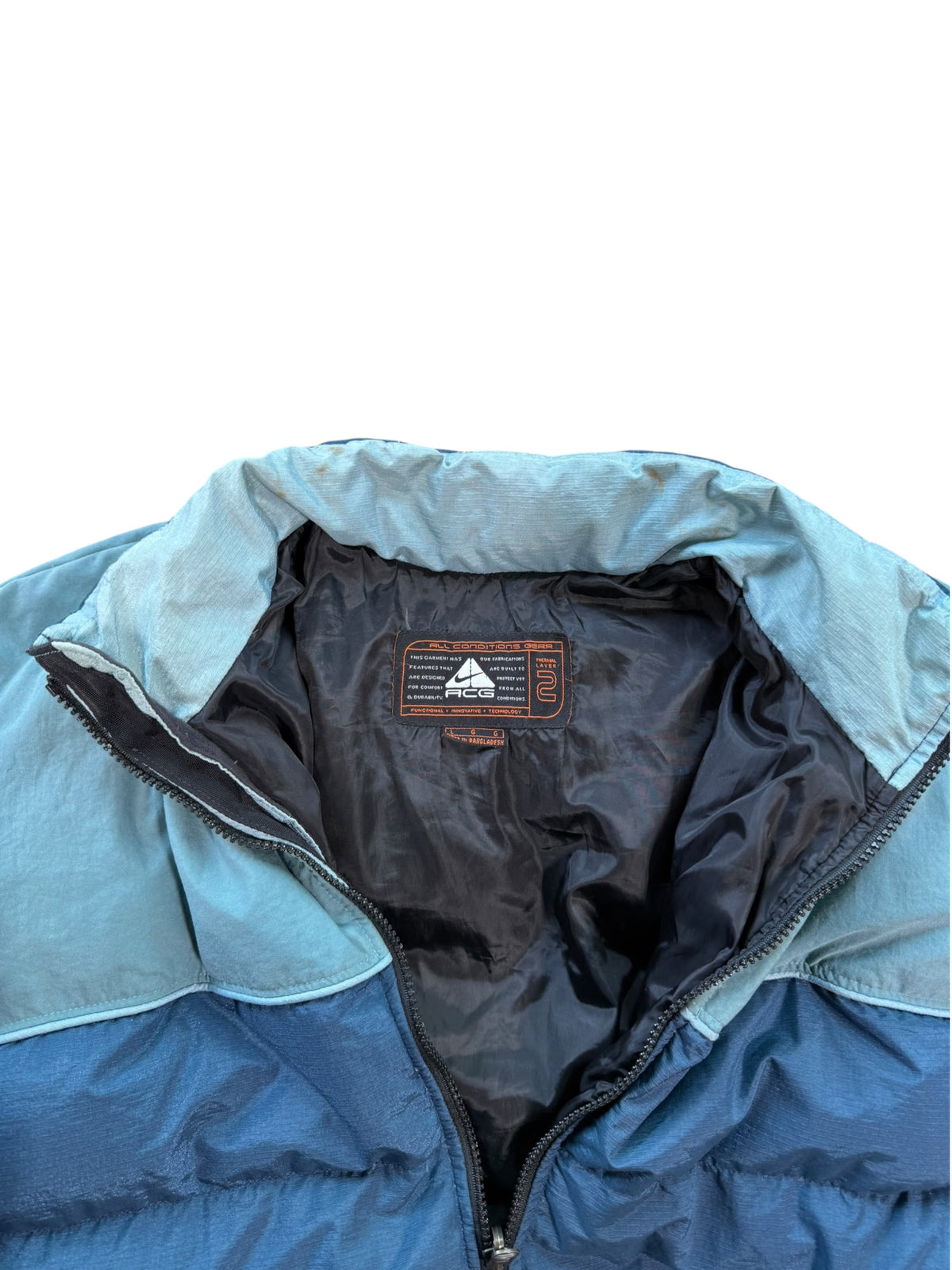 (L) Vintage 90’s Blue Nike x ACG Puffer Jacket
