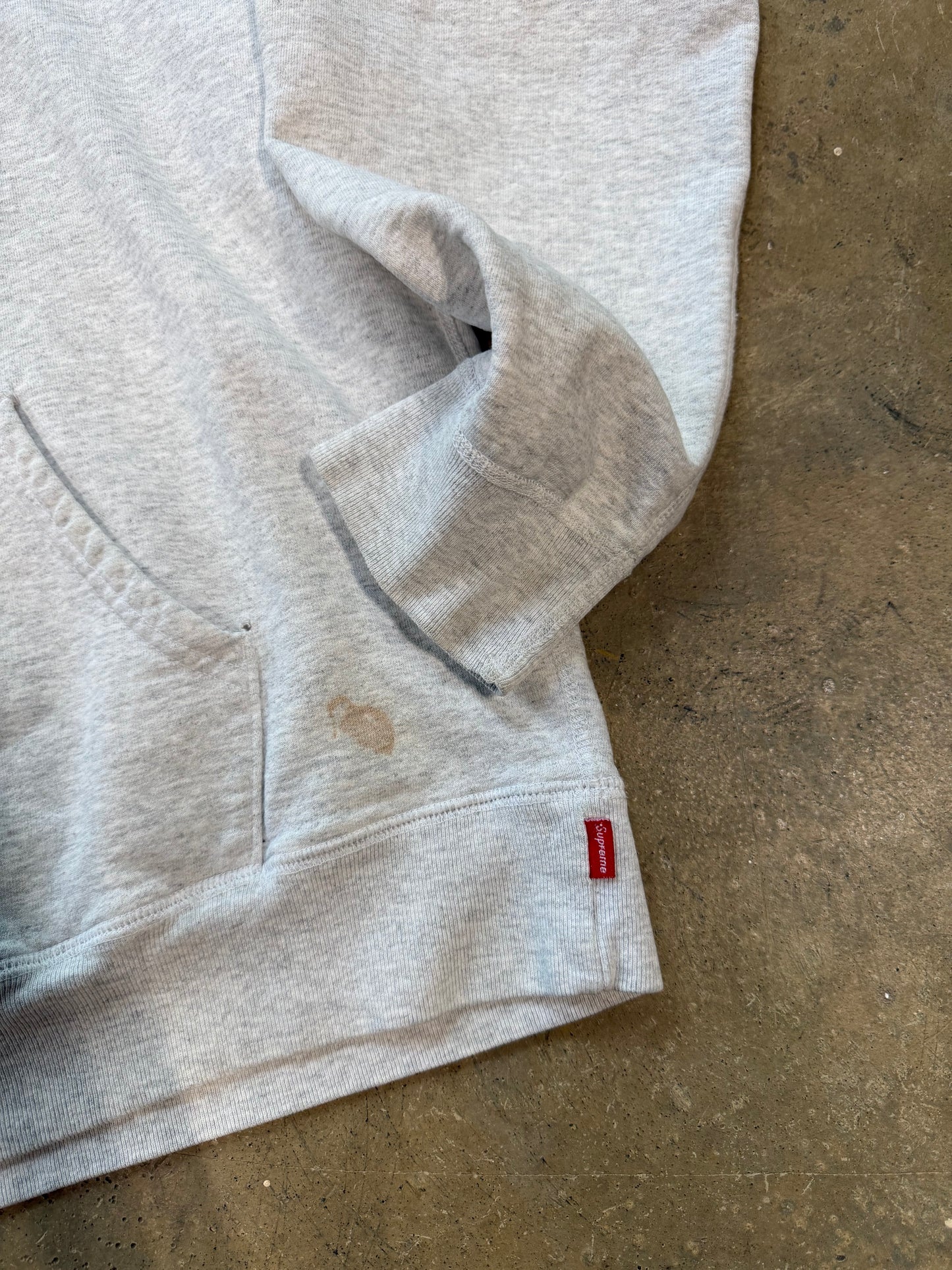 (L) Supreme Nan Goldin Misty & Jimmy Paulette Hoodie Grey