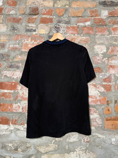 (S) Fendi Women’s Black 100% Silk Shirt