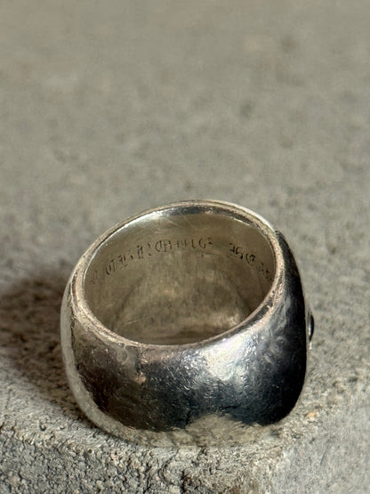 (11US) Chrome Hearts Large Oval Cross Ring