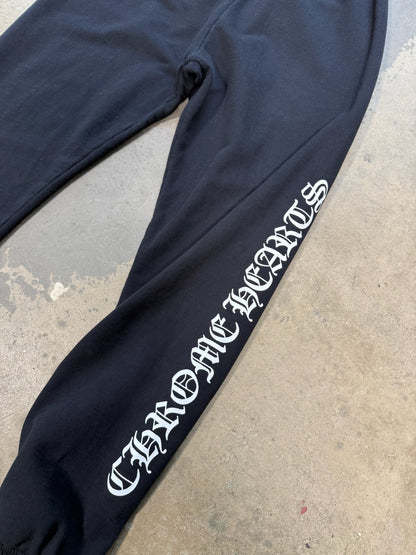 (XS) Chrome Hearts Spell Out Sweatpants