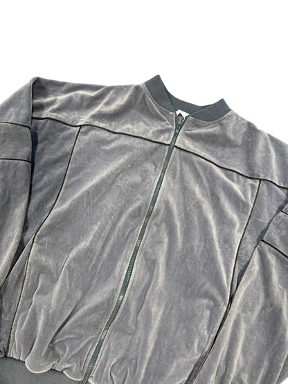 (L) 90s Christian Dior Monsieur Velvet Zip Up Sweater