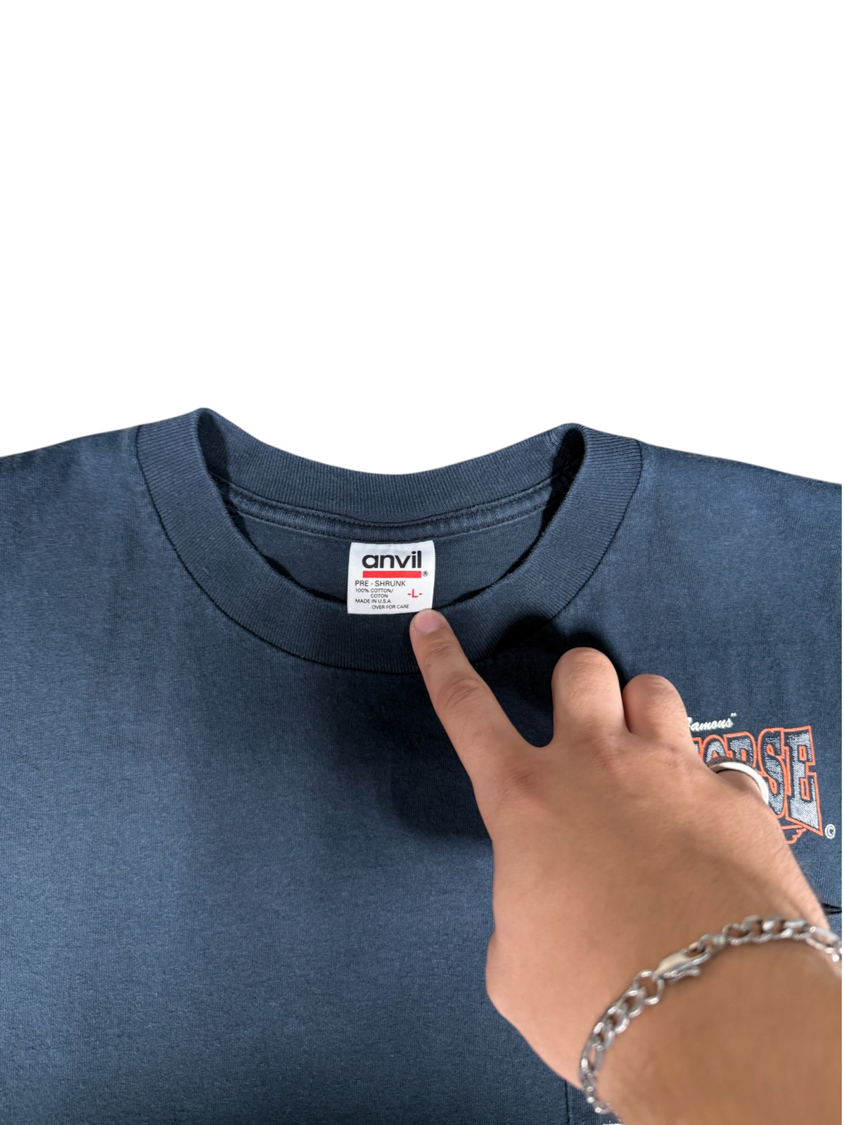(L) 1999 Iron Horse Saloon Train Tee Black
