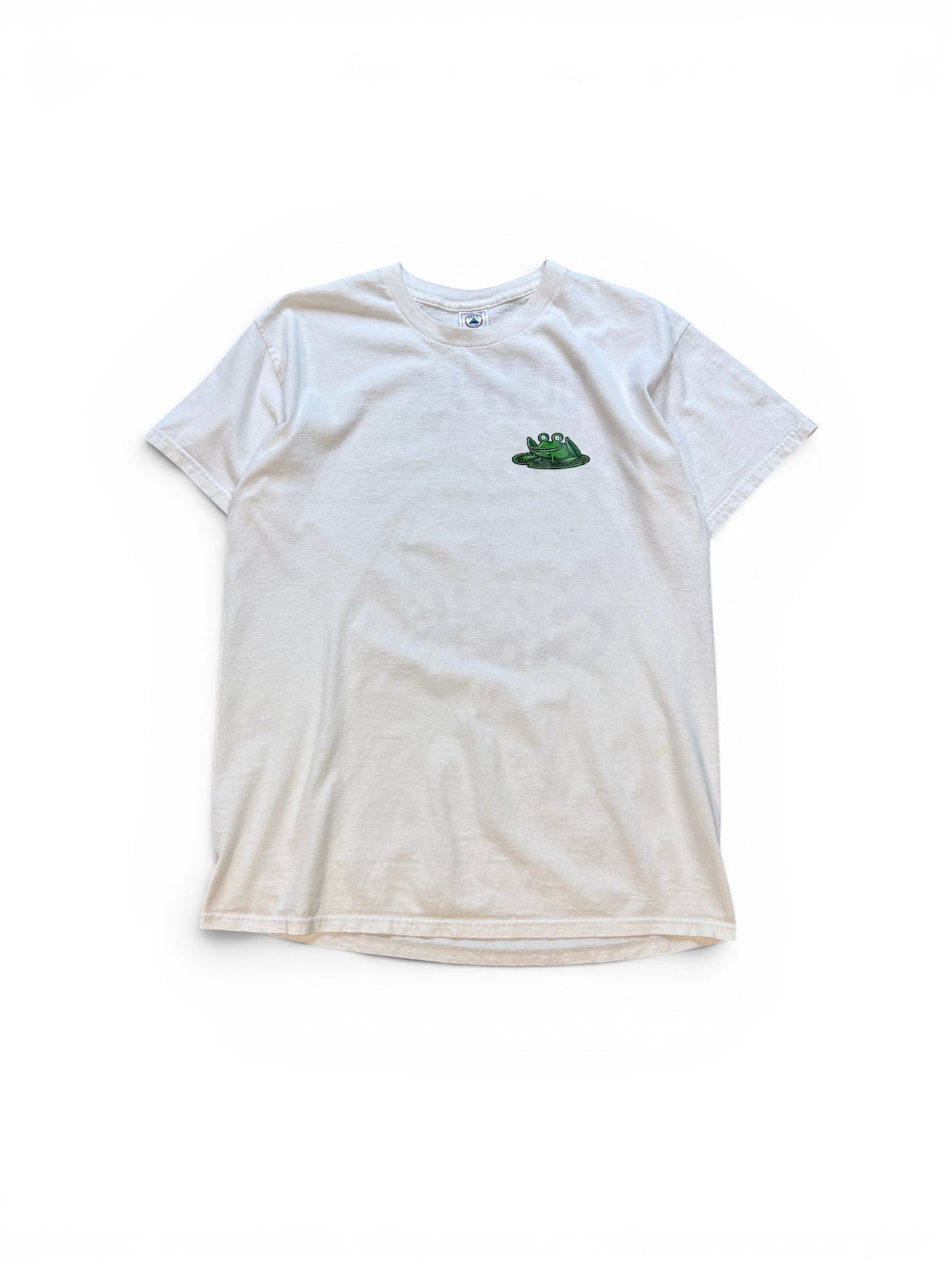 (L) Vintage 1998 Frog Satire Religious Joke Tshirt