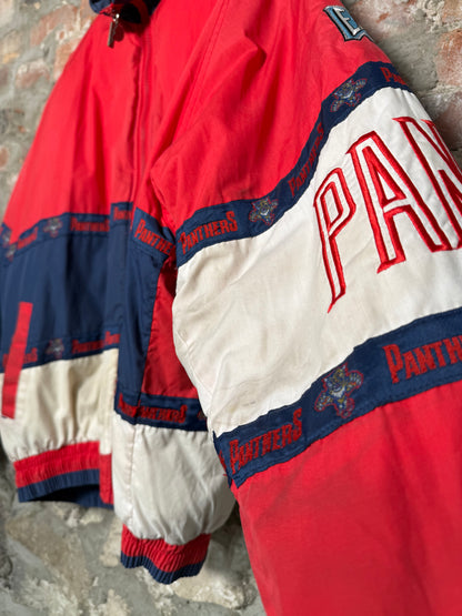 1990s Florida Panthers Zip-Up Pro Player Jacket Sz XL