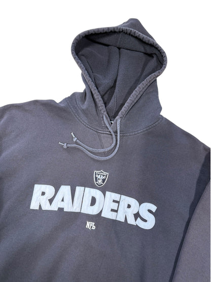 (XL) Vintage Raiders NFL Black Hoodie