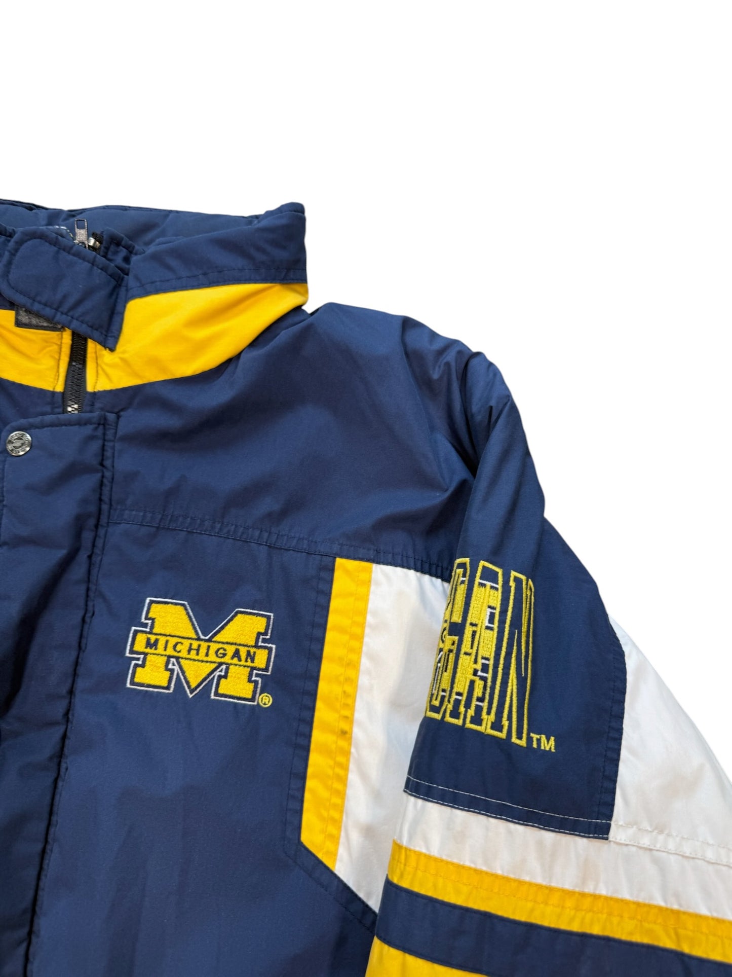 (L) 90’s Michigan Wolverines Zip Up Jacket
