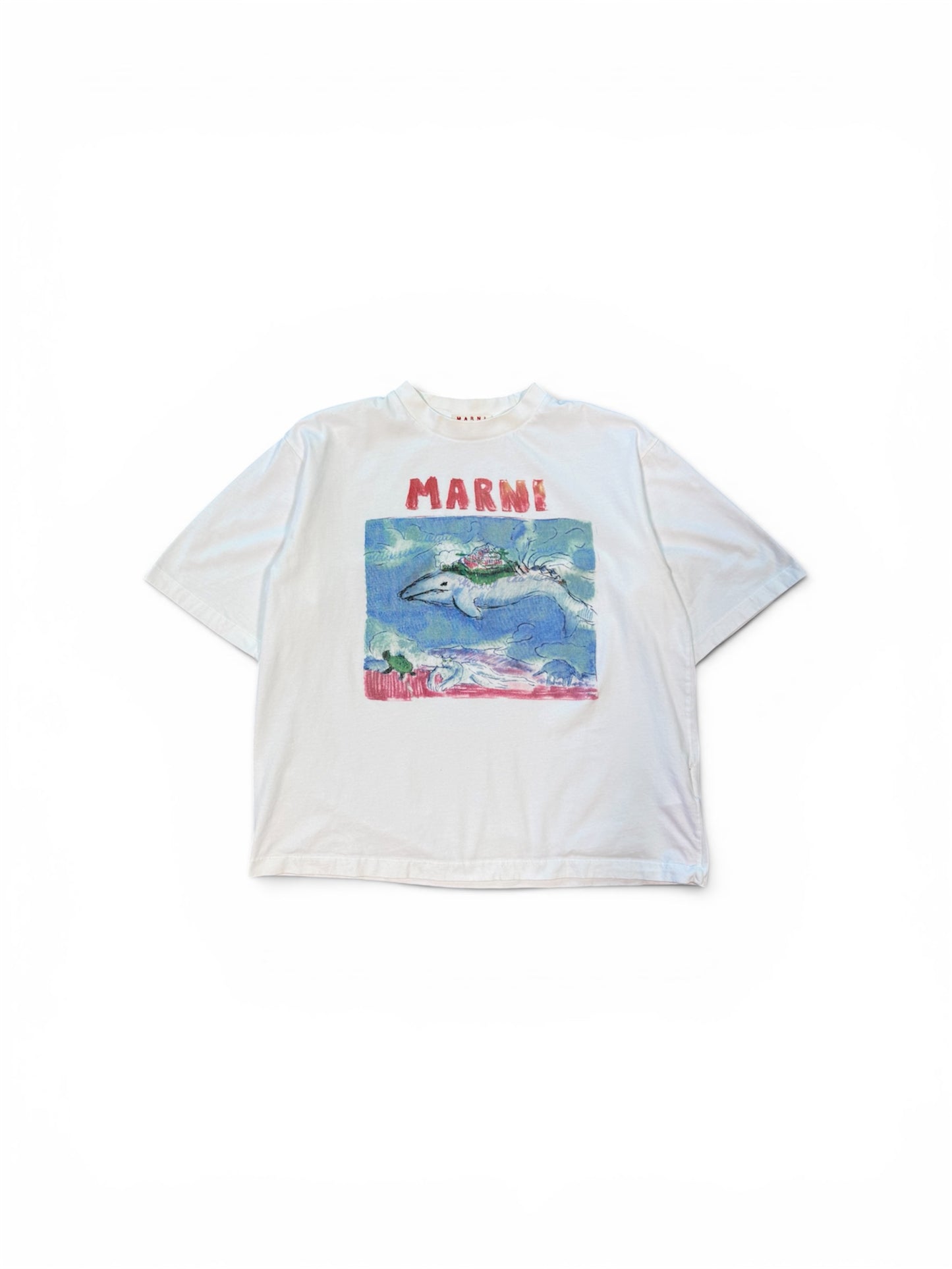 (M) Marni illustration Watercolour Tee